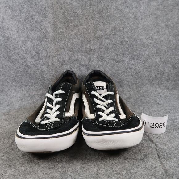 Vans Shoes Womens 8 Sneakers Old Skool Skate Casual Low Canvas Suede Black - Picture 2 of 13